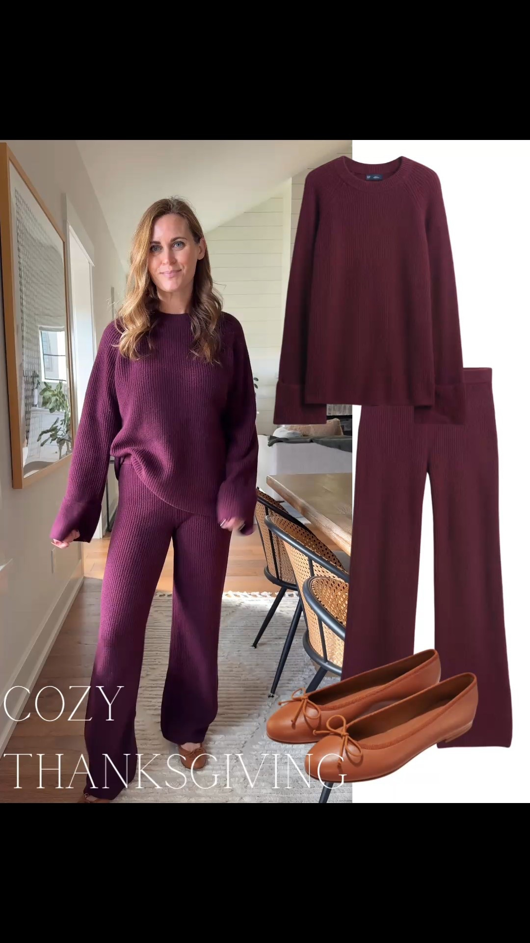 Too size XS
Bottoms size XS

#LTKSeasonal #LTKOver40 #LTKHoliday