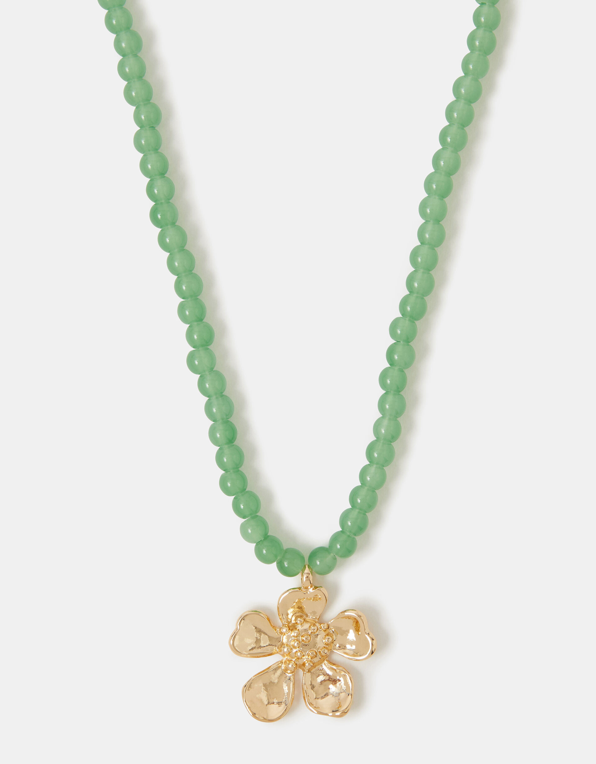 Beaded Flower Pendant Necklace | Accessorize (Global)