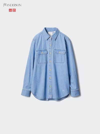 Denim Oversized Shirt | UNIQLO (UK)
