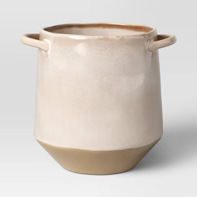 Medium Handled Ceramic Planter - Threshold™ | Target