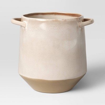 Medium Handled Ceramic Planter - Threshold&#8482; | Target