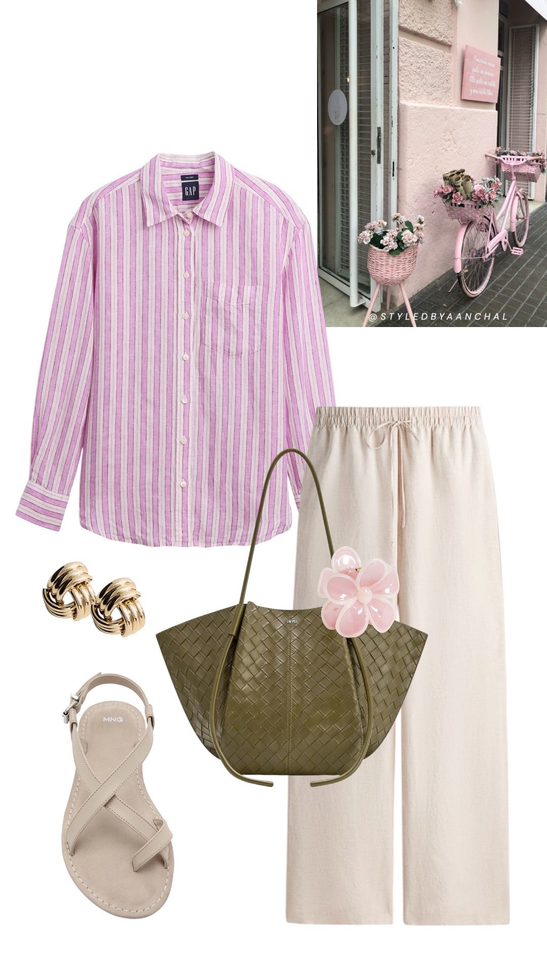 Pink striped shirt outfit


Pink striped shirt
Gap
Hm
Green bag
Taupe pants
Taupe sandals

#LTKsummer #LTKtravel #LTKstyletip