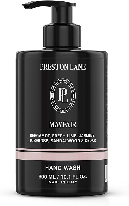 Preston Lane Luxury Hand Wash, Mayfair Scent | Hydrating and Nourishing Formula with Organic Oils... | Amazon (US)