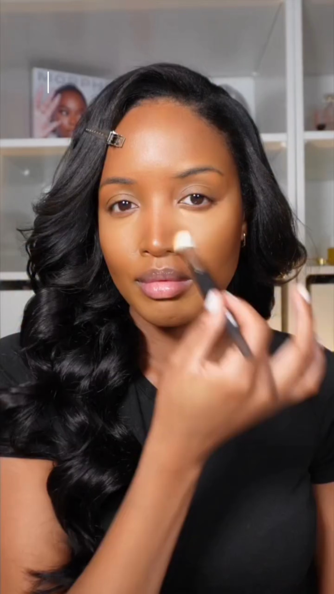 toasted makeup 🤎✨

@cliniqueuk 
▪️just browsing clear sculpting gel 
▪️high impact shadow play 05 rum + cola 
▪️set the day makeup setting spray 
▪️high impact mascara 03 black honey 
▪️pop lip + cheek oil in nude honey 

#toastedmakeup #makeuptutorial #blackgirlmakeup