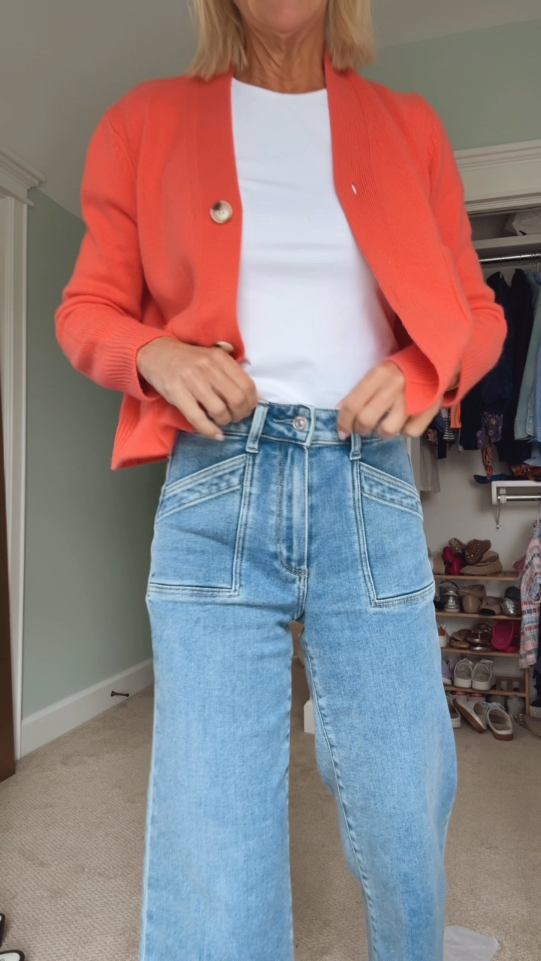 Best jeans. They run true to size. Use my code for 20%% off!! ANGELA20

#LTKootd #LTKOver40 #LTKHome