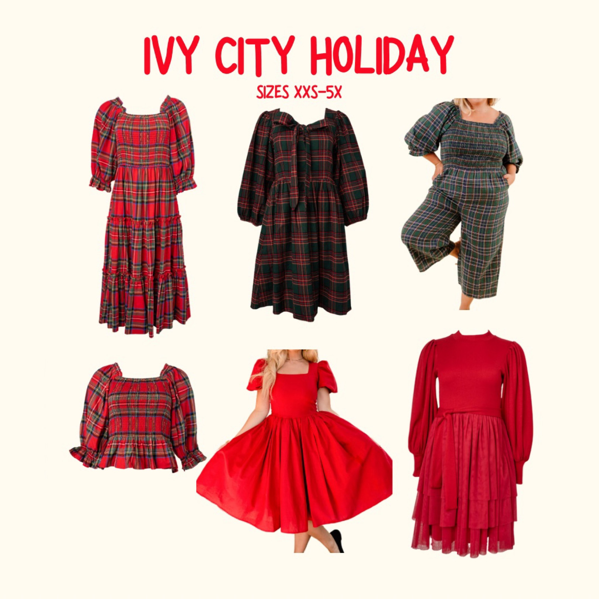 My favorite plus size Ivy City Holiday dresses! ♥️ 

#LTKplussize #LTKHoliday