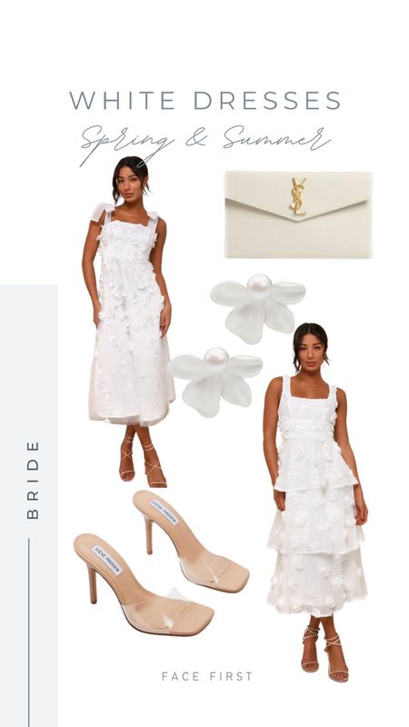 #bride #whitedresses #gradation #bridalshower #bridalevents
These white dresses ARE STUNNING!!!like the 3D lace is unreal. 

#LTKMostLoved #LTKwedding #LTKfindsunder100