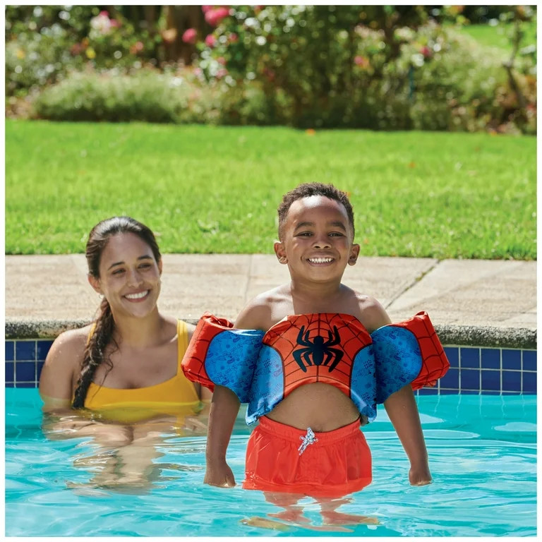 SwimWays Marvel Spider-Man Swim Trainer (Unisex), for Kids 33-55lbs | Walmart (US)