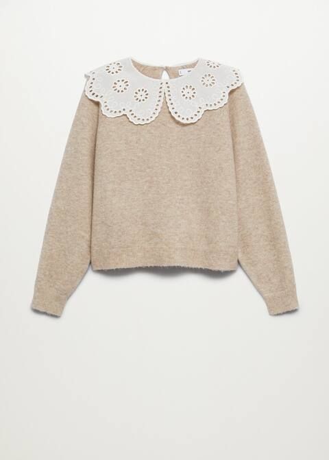 Baby doll neck sweater | MANGO (US)