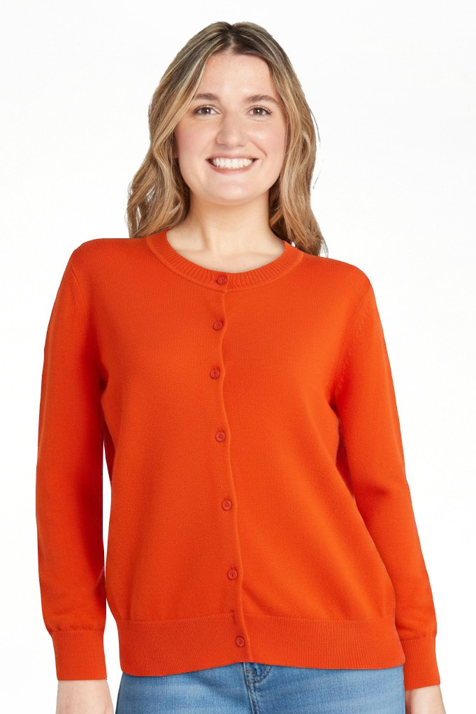 Free Assembly Women's Classic Cardigan Sweater with Long Sleeves, Lightweight, Sizes XS-4X | Walmart (US)