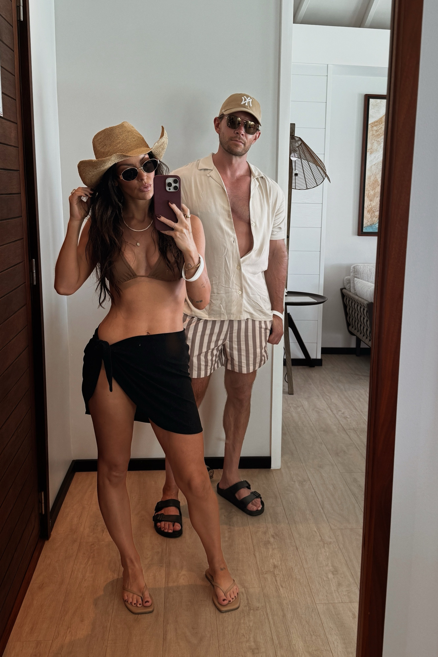 Bikini is old, linked similar  

Straw cowboy hat 
Cover ups
Swimwear
Bikini
Vacation outfits 
Beach outfits 
Couples outfits 
Resort wear 2024 

#LTKTravel #LTKSwim