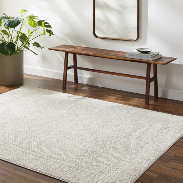 Calvo Ivory/Off-White Area Rug | Wayfair North America