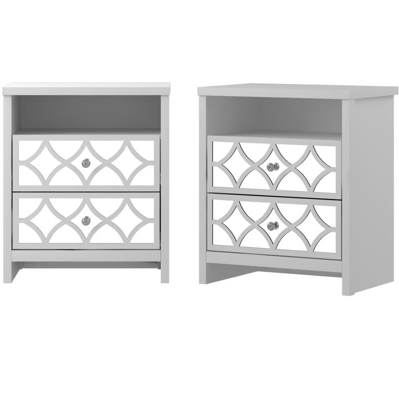 Galano Aideliz 2-Drawer Bed Table Cabinet Nightstand With Storage (26.8 in. x 22.8 in. x 15.7 in.... | Target