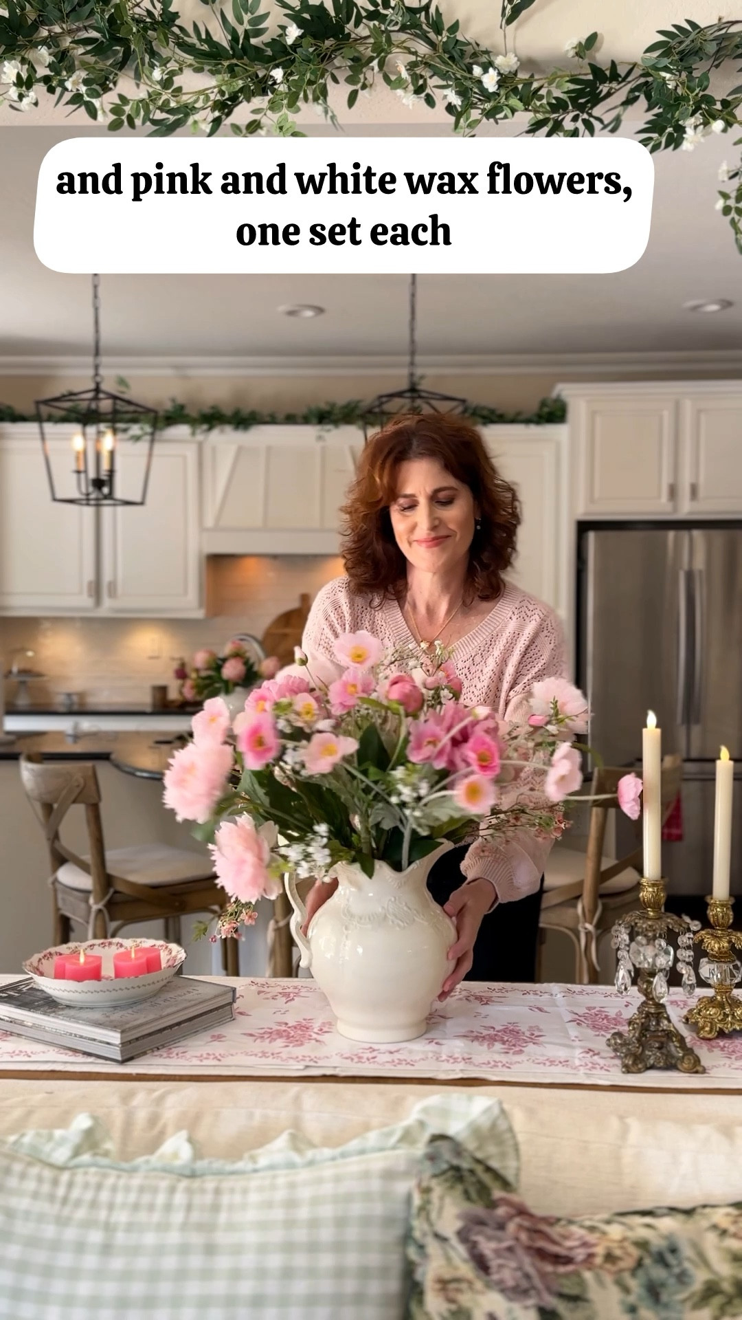 🌸🍃Cottage Pink Floral Recipe: 

3 dark pink peonies 
3 light pink peonies 
3 dark pink poppies 
3 light pink poppies 
1 set white wax flowers 
1 set pink wax flowers 

These realistic faux flowers are from my favorite go-to shop on @etsy. I’ve purchased several flowers from his shop and can highly recommend them. And they have a huge variety of flowers, stems, greenery and garlands.  Etsy has been my go-to for gifts, and special items for my home for the past few years. #ad #etsy #EtsyCreatorCo

Realistic faux florals, real touch faux florals, cottage florals, pink florals, pink flowers, faux flowers 


#LTKValentine #LTKHome #LTKSeasonal
