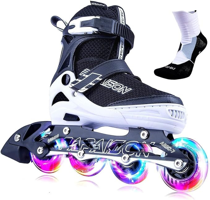 PAPAISON Adjustable Inline Skates for Kids and Adults with Full Light Up Wheels, Outdoor Roller S... | Amazon (CA)