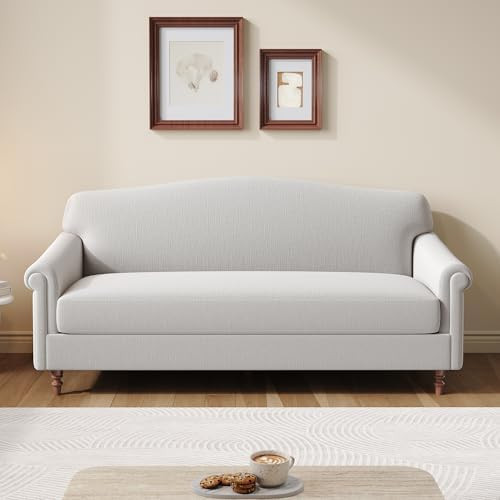 Christopher Knight Home Sola 77.5'' Modern Chenille Upholstered Loveseat Sofa with Rolled Armrest... | Amazon (US)