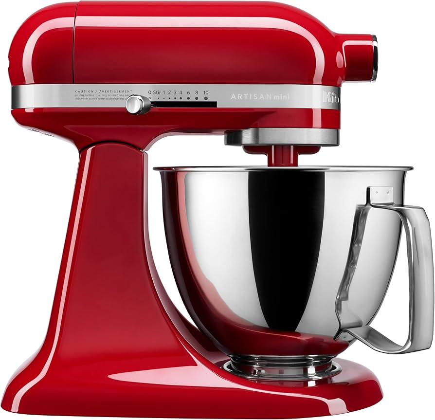 KitchenAid Artisan Mini 3.5 Quart Tilt-Head Stand Mixer - KSM3316X - Empire Red | Amazon (US)