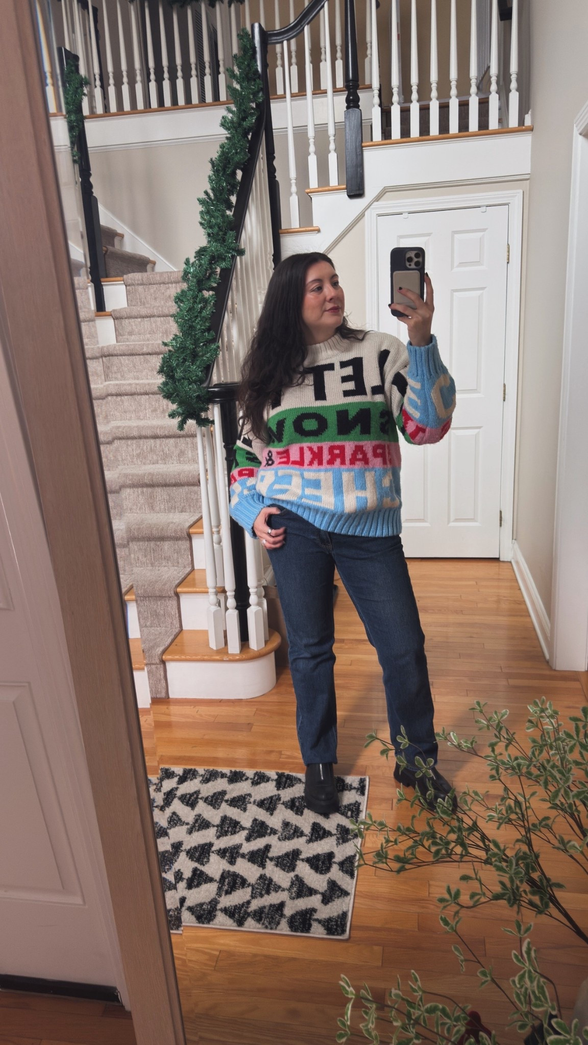 Holiday sweaters make the best gifts. I love receiving them at Christmas and having them ready when the next season starts. This one from H&M isn’t being sold anymore but I’ve added some cute ones that won’t go out of style. #holidayoutfits #christmassweaters #holidaysweaters #ootd 

#LTKootd #LTKHoliday #LTKFindsUnder100