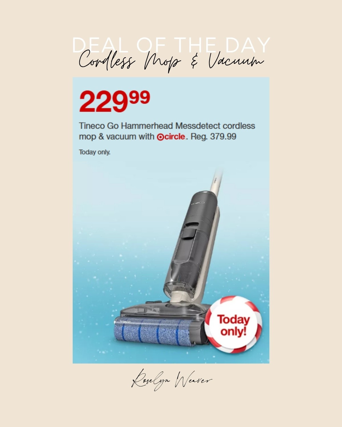 Deal of the day - cordless mop & vacuum 
$150 off 

#LTKGiftGuide #LTKHome #LTKSaleAlert