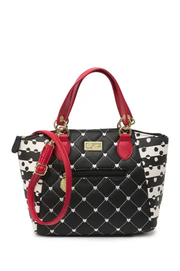 LUV BETSEY BY BETSEY JOHNSONQuilted PVC Satchel | Nordstrom Rack