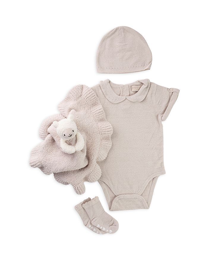 Unisex Eyelet Beanie, Bodysuit, Socks & Blanket Bundle - Baby | Bloomingdale's (US)