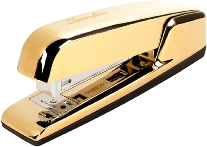 Swingline Stapler, 30 Sheet Capacity, 747 Business Stapler, Jam Free, Metal, Gold Chrome (74721) | Amazon (US)