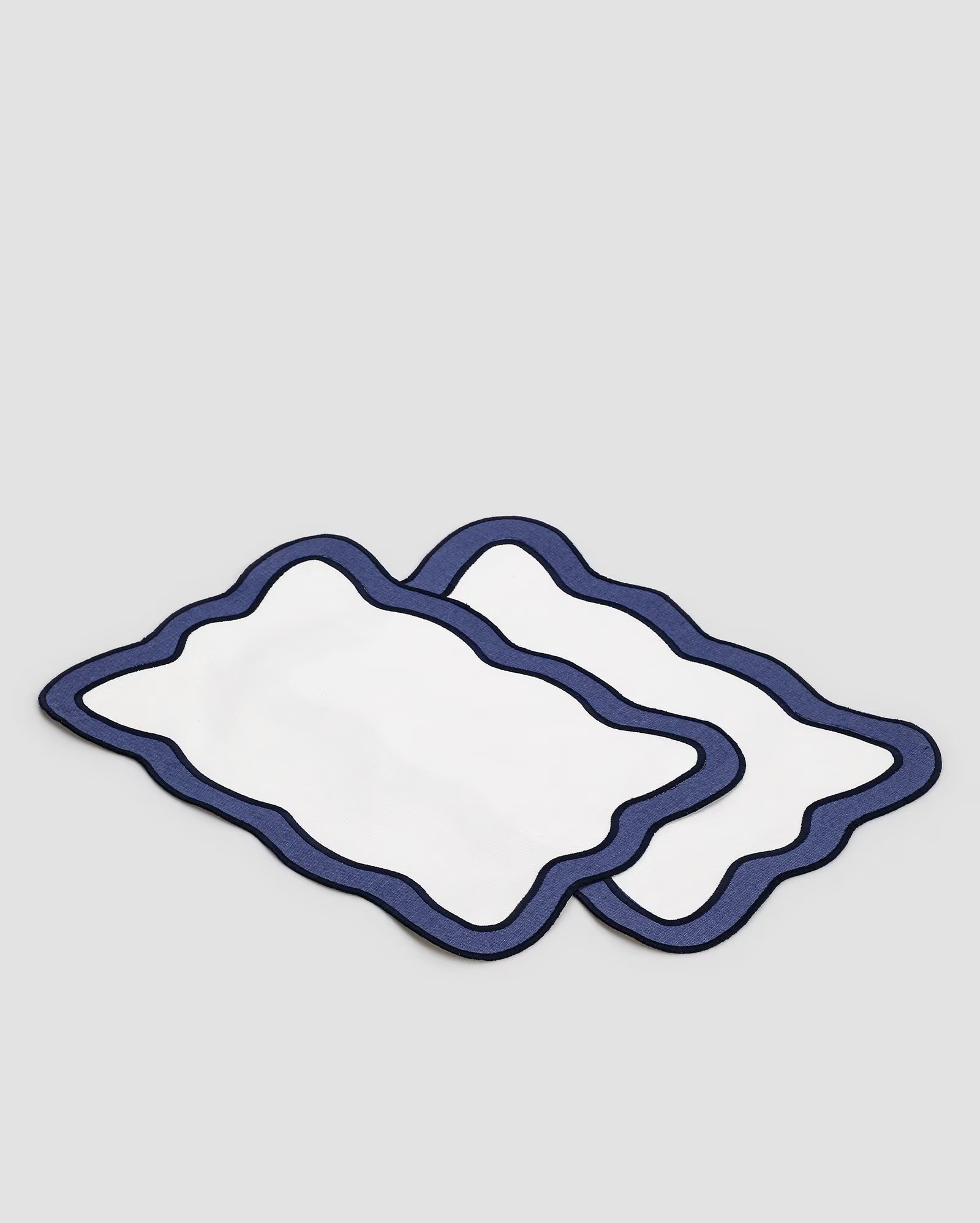 Jogo americano 2 peças Nico arredondado azul | Casa Riachuelo | Riachuelo (BR)