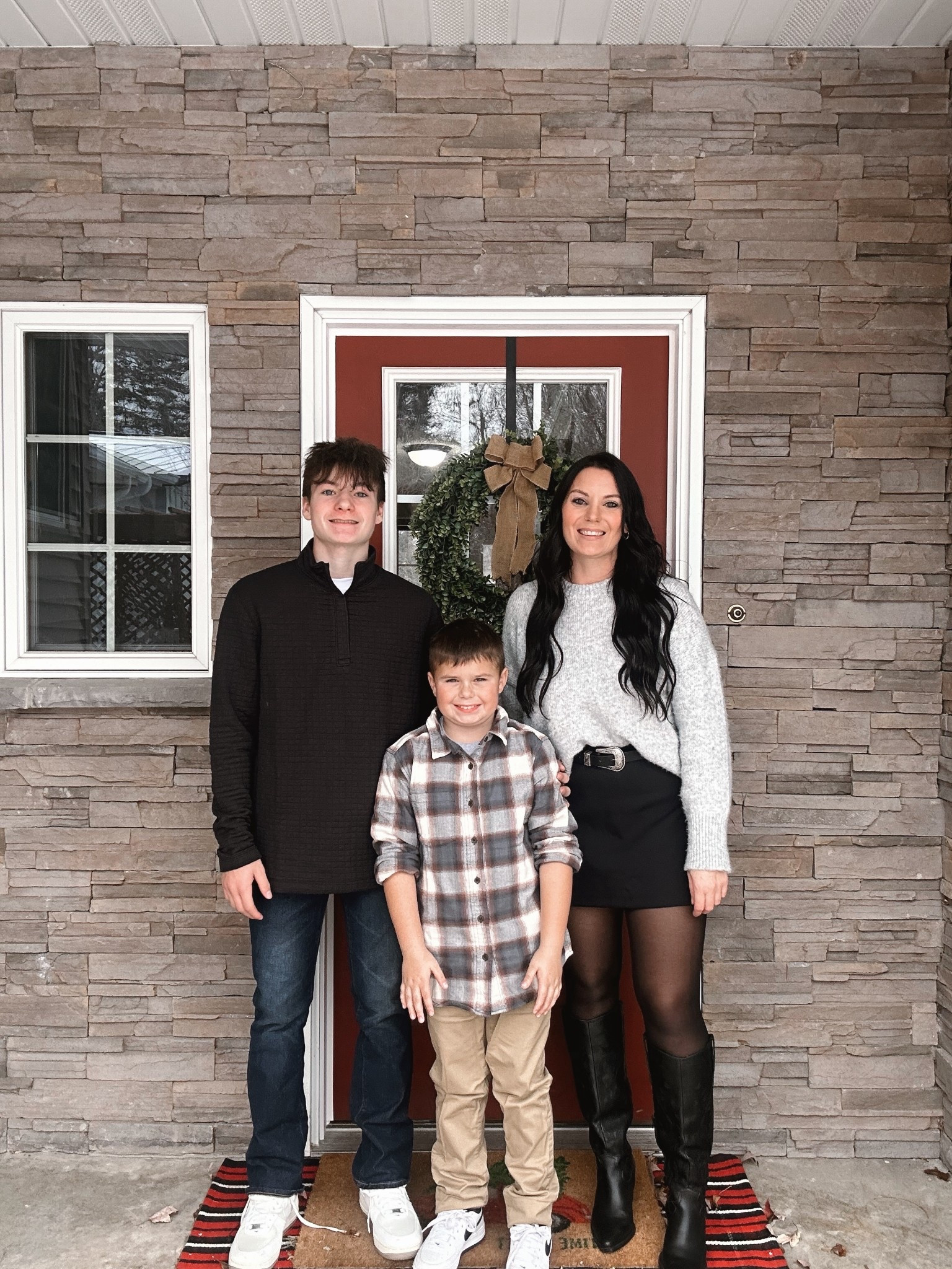 Feeling Thankful For The Upcoming Holidays With My Boys! 🖤 #thanksgiving #givethanks #outfitdeets 

#LTKGiftGuide #LTKHoliday #LTKCyberWeek