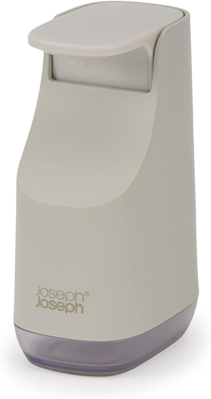Joseph Joseph Slim Soap Dispenser, Compact and Stylish Design, 12.3oz Capacity, Ecru | Amazon (US)