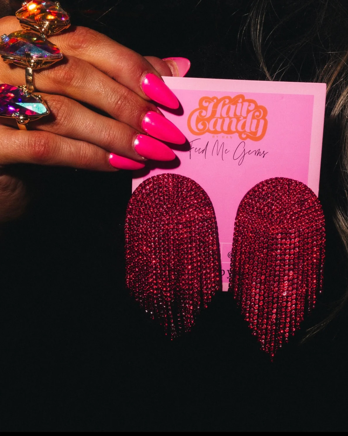 Ruby Red Jumbo Short Rainbows | Feed Me Gems