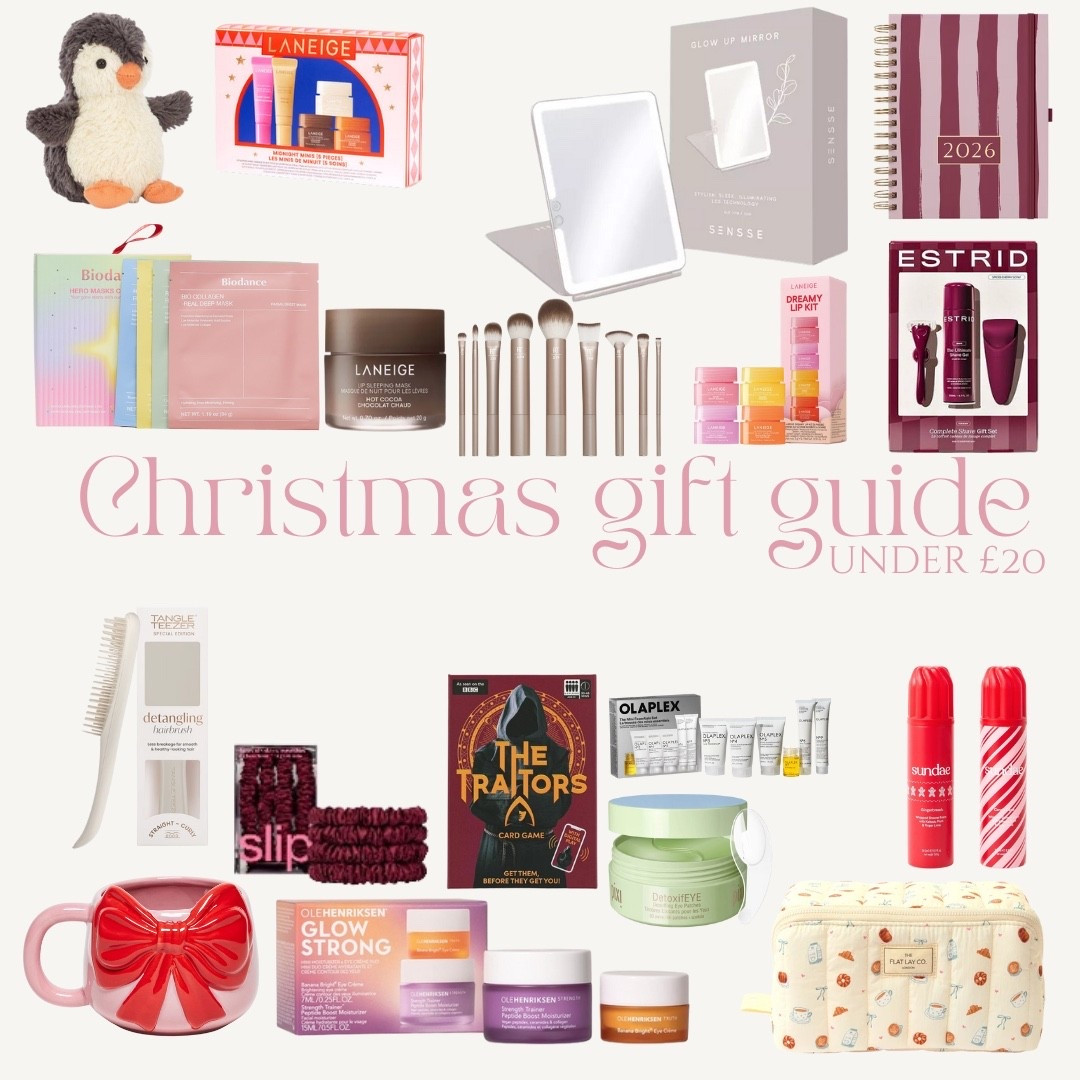 Christmas gift guide for her - under £20! ❤️✨

#LTKgiftguide #LTKwinter #LTKfestive