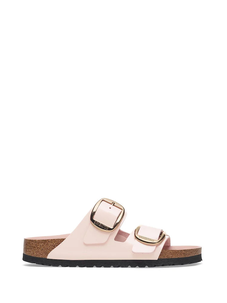 Birkenstock Arizona sandalen met grote, glanzende gespen | Next EU