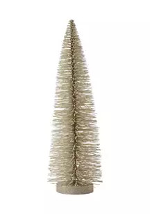Metallic Bottlebrush Tree Figurine | Belk