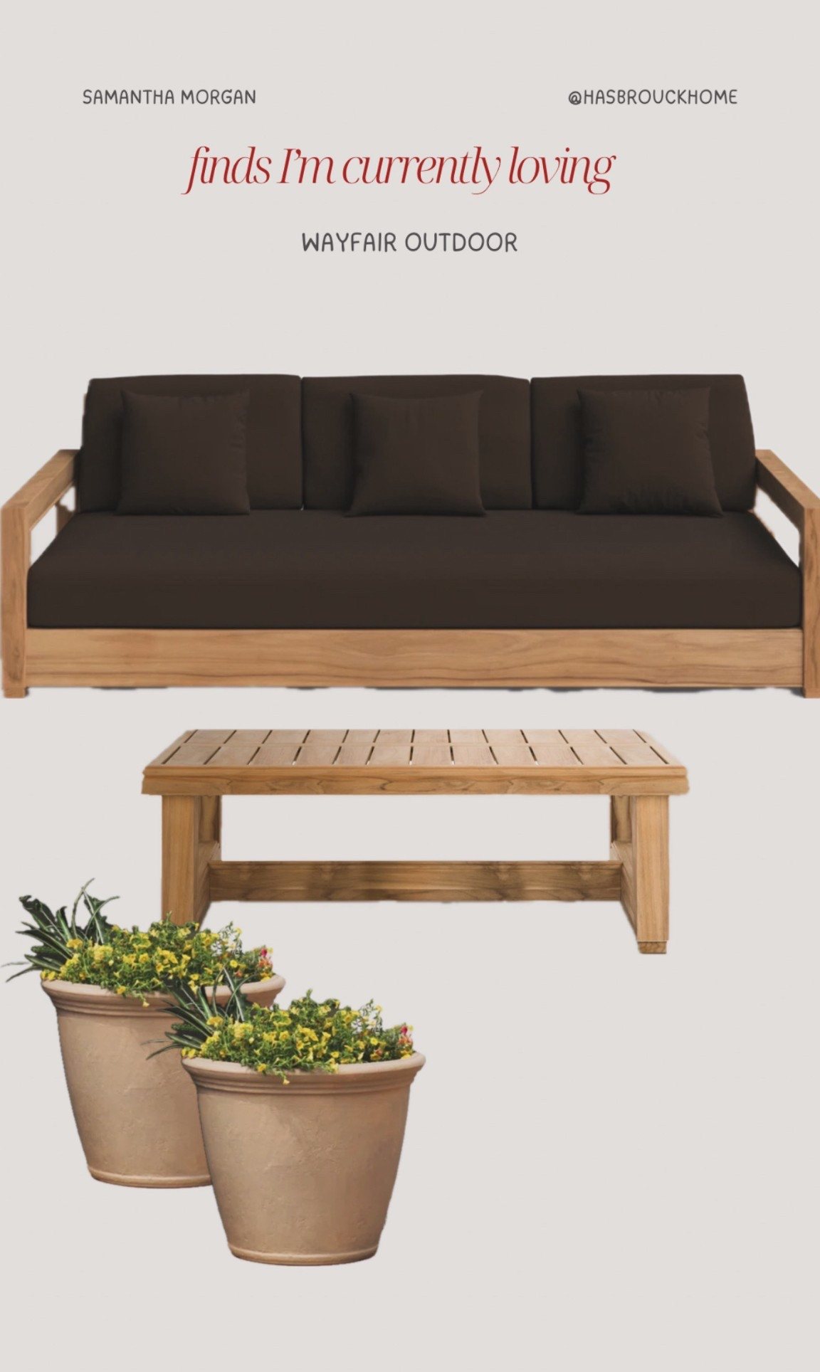 Wayfair outdoor I’m loving 🤎

#LTKHome #LTKSaleAlert #LTKdayinmylife