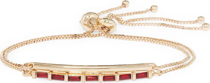 NORDSTROM RACK Baguette Cut Bar Slider Bracelet | Nordstromrack | Nordstrom Rack