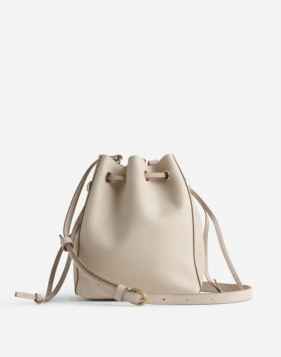 The Mini Drawstring Crossbody Bucket Bag | Madewell