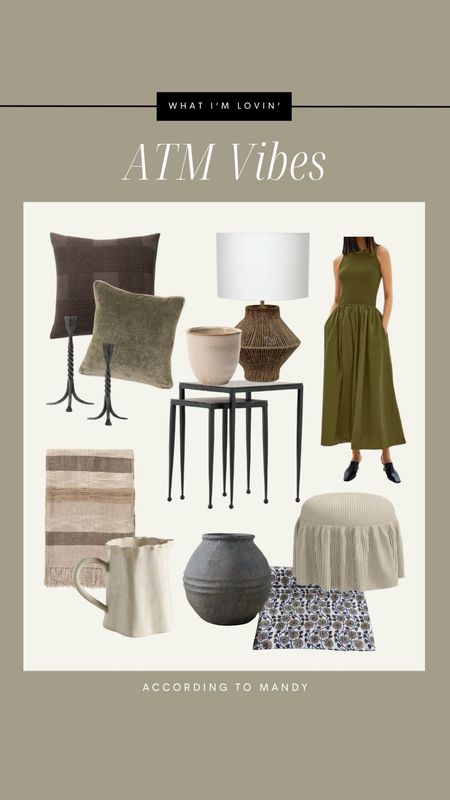 ATM Vibes - What I’m Lovin’!

etsy finds, velvet pillow, summer fashion, amazon fashion, amazon deals, amazon finds, mcgee & co, ceramic pitcher, candlestick holders, pillows, stoneware, lamp, wicker lamp, ottoman, etsy quilt 

#LTKStyleTip #LTKHome #LTKFindsUnder100