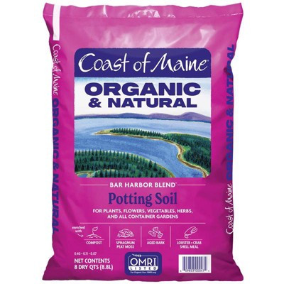 Coast of Maine Bar Harbor Blend Organic Flower and Plant Potting Soil 8 qt | Target