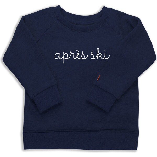 The Organic Apres Ski Pullover Sweatshirt, Navy - 12|12 Tops | Maisonette | Maisonette