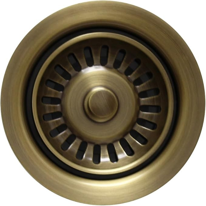 Whitehaus WH200-ABRAS 3-1/2-Inch Waste Disposer Trim, Antique Brass | Amazon (US)