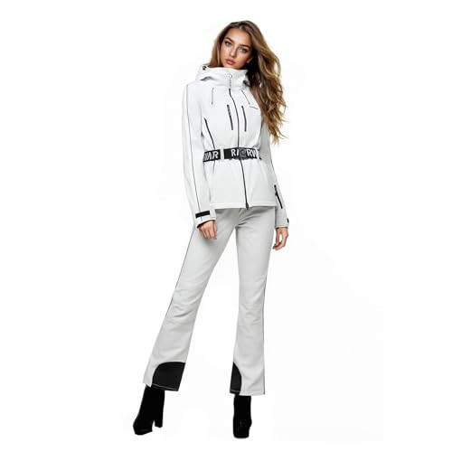 Womens Ski Jacket and Pants Set, Waterproof Snow Suits for Women, Warm Windproof Ski Set, Adult Slim Hooded Raincoat Jacket, Snowboard Outfit for Skiing Snowmobile Hiking & Winter Activities | Amazon (US)