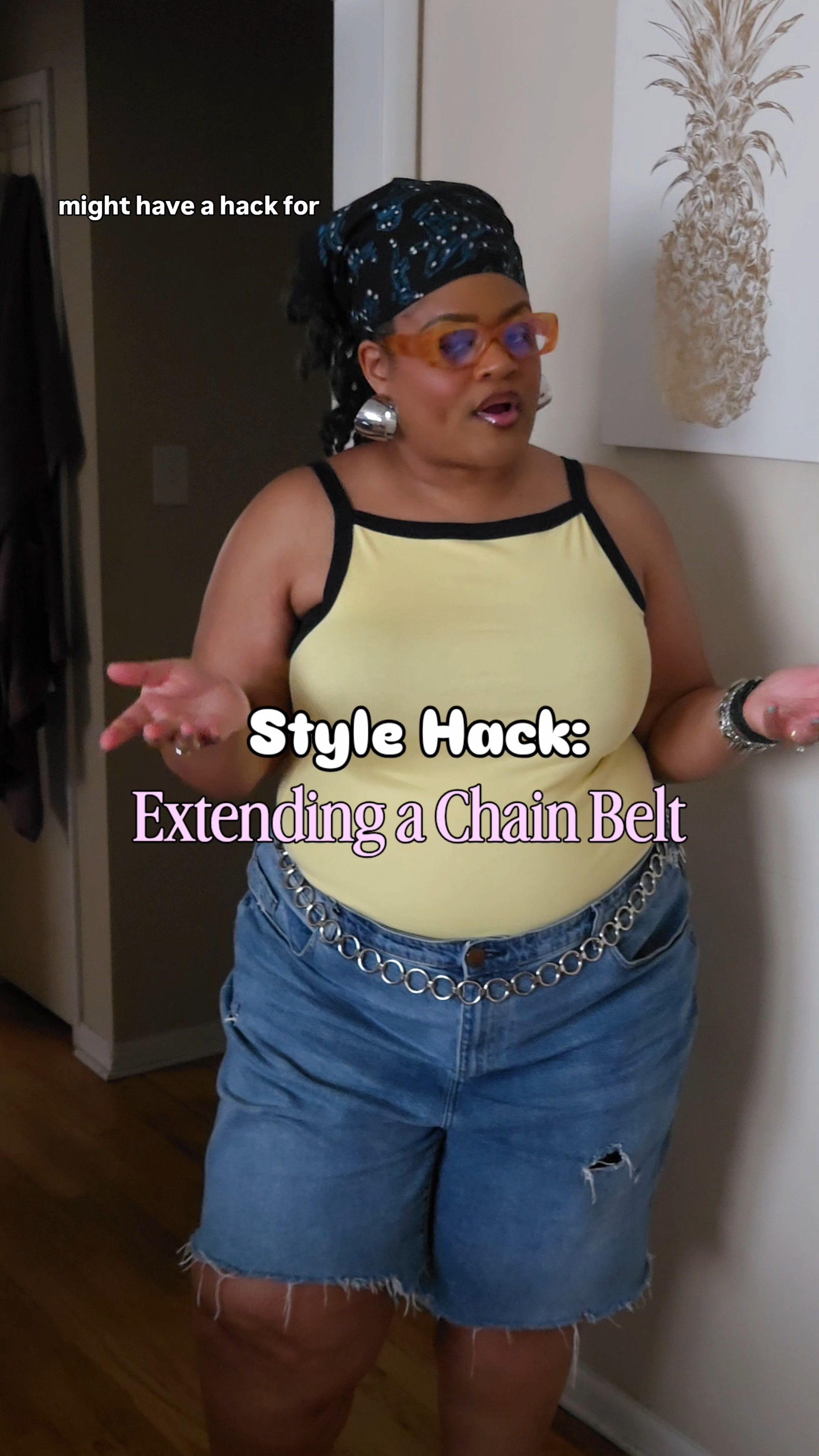 Here's an inexpensive style hack for chain belts! ✨️

#LTKootd #LTKPlusSize