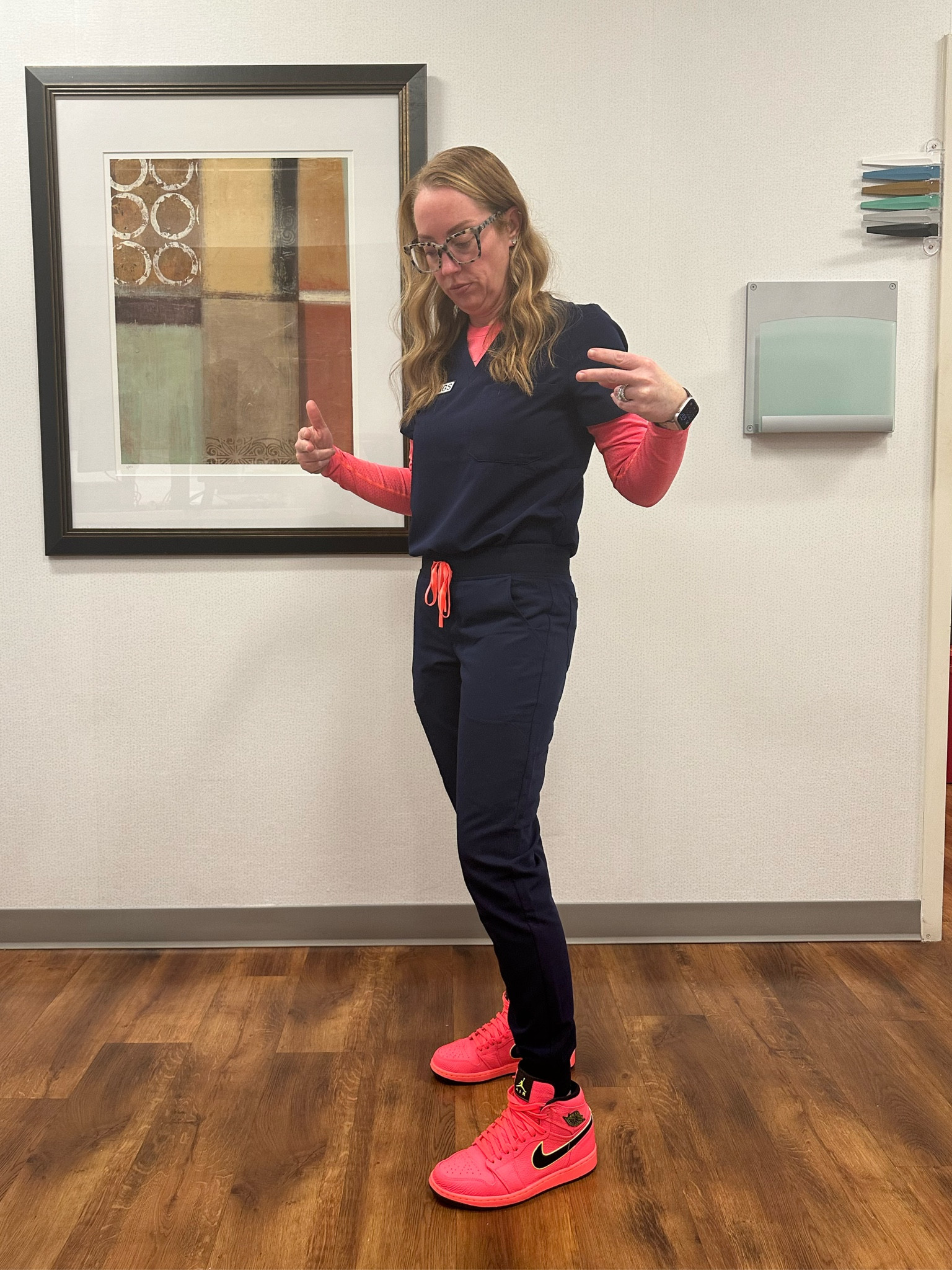 Loving this racing navy set #wearfigs #scrubs #medical