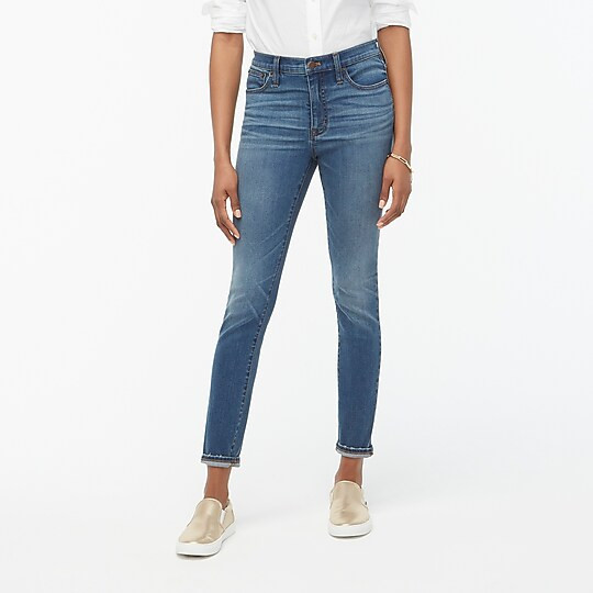 9" high-rise skinny jean in signature stretch | J.Crew Factory