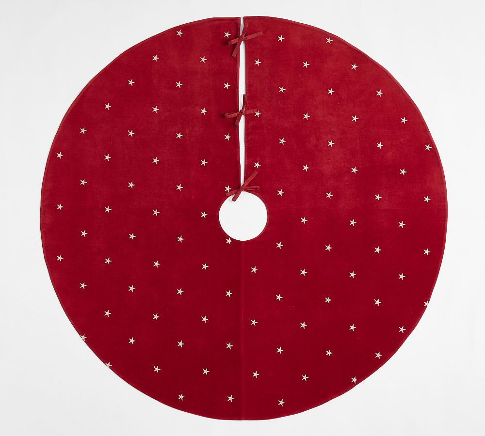 Vintage Star Tree Skirt | Pottery Barn (US)