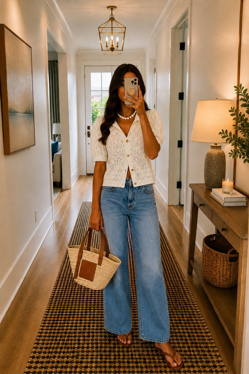 Walmart just keeps getting better 🤍 This $34 eyelet sweater and $28 wide-leg jeans are such a good combo for summer! Easy to dress up or down with a woven tote and sandals for an effortless everyday look.

I've linked everything in my LTK! ✨

#WalmartFashion #WalmartFinds #WalmartStyle #WideLegJeans #SummerOutfit #AffordableFashion #NeutralStyle #EverydayStyle #LTKStyle #LTKFinds

#LTKootd