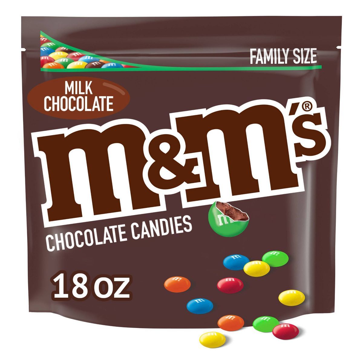 M&M's Family Size Milk Chocolate Candy - 18oz | Target