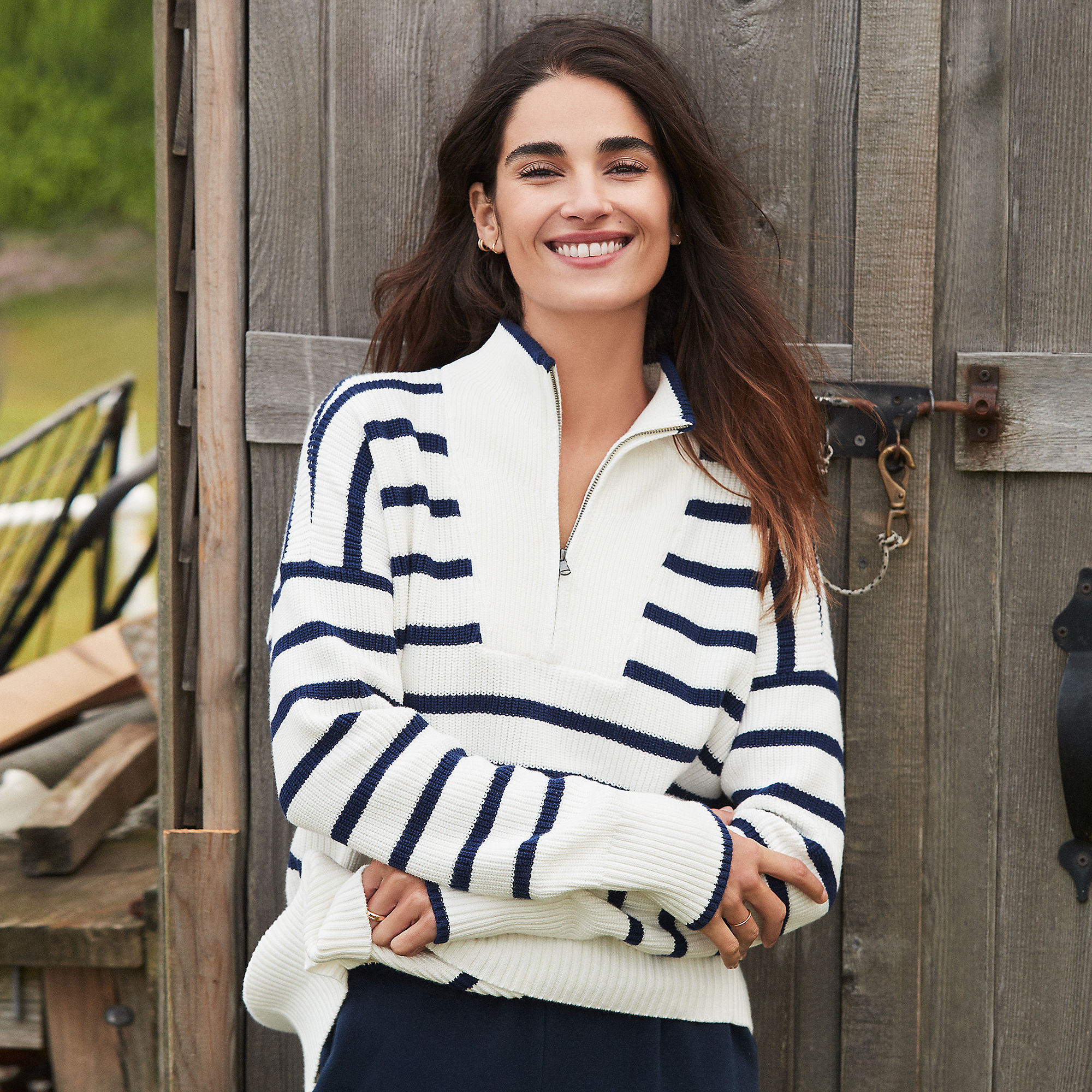 Women's Petite Drifter Pullover Sweater | Lands' End (US)