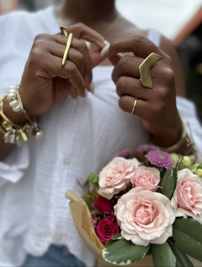 these brass rings looks so stylish and cute!#fashion #jewelry #fashionjewelries #rings #brassrings #africanrings #foundatetsy #giftsforwomen

#LTKStyleTip