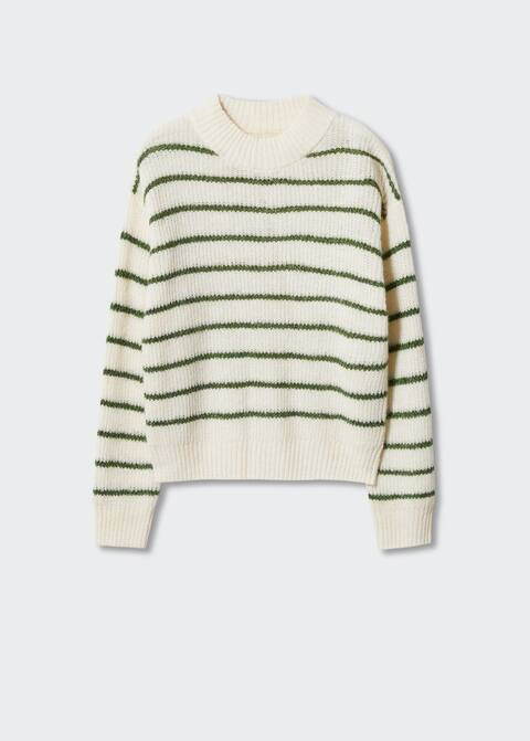 Lurex stripes sweater -  Women | Mango United Kingdom | MANGO (UK)
